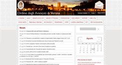 Desktop Screenshot of ordineavvocati.vr.it