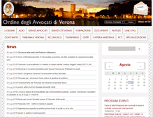 Tablet Screenshot of ordineavvocati.vr.it