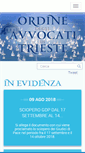 Mobile Screenshot of ordineavvocati.ts.it